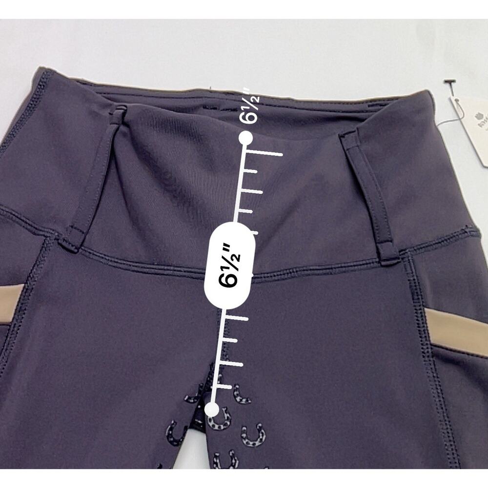 FitsT4 Sport Lavender Comfort Equestrian Riding Pants Leggings Kids Size XS - Picture 7 of 9